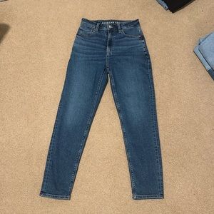 American Eagle dark blue straight leg jeans